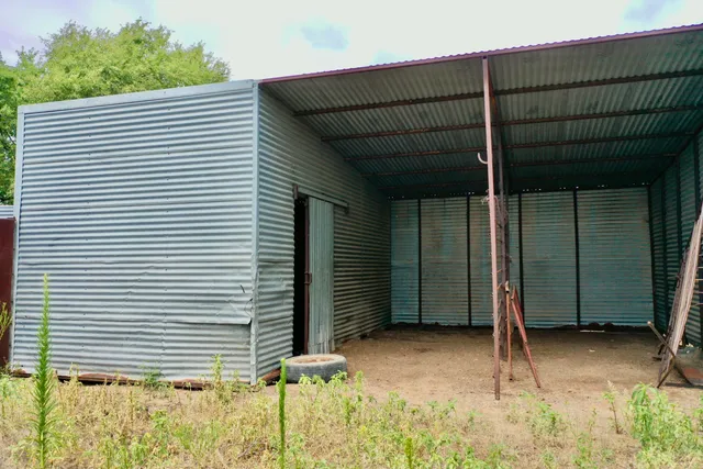 a outdoor view with a seating space