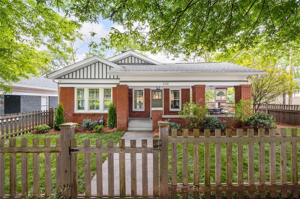232 4th Avenue Decatur, GA 30030 - Photo 1 of 1 front view of a house with a yard