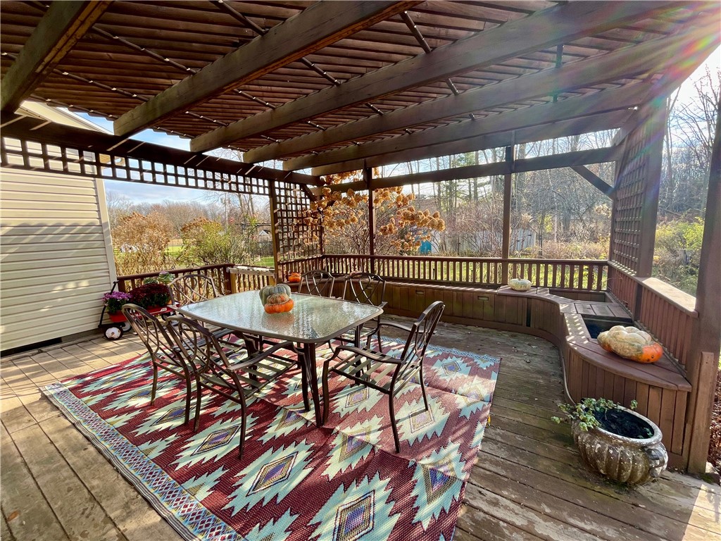 947 Copper Kettle Road Webster, NY 14580 - Photo 35 of 49 Beatuiful covered deck