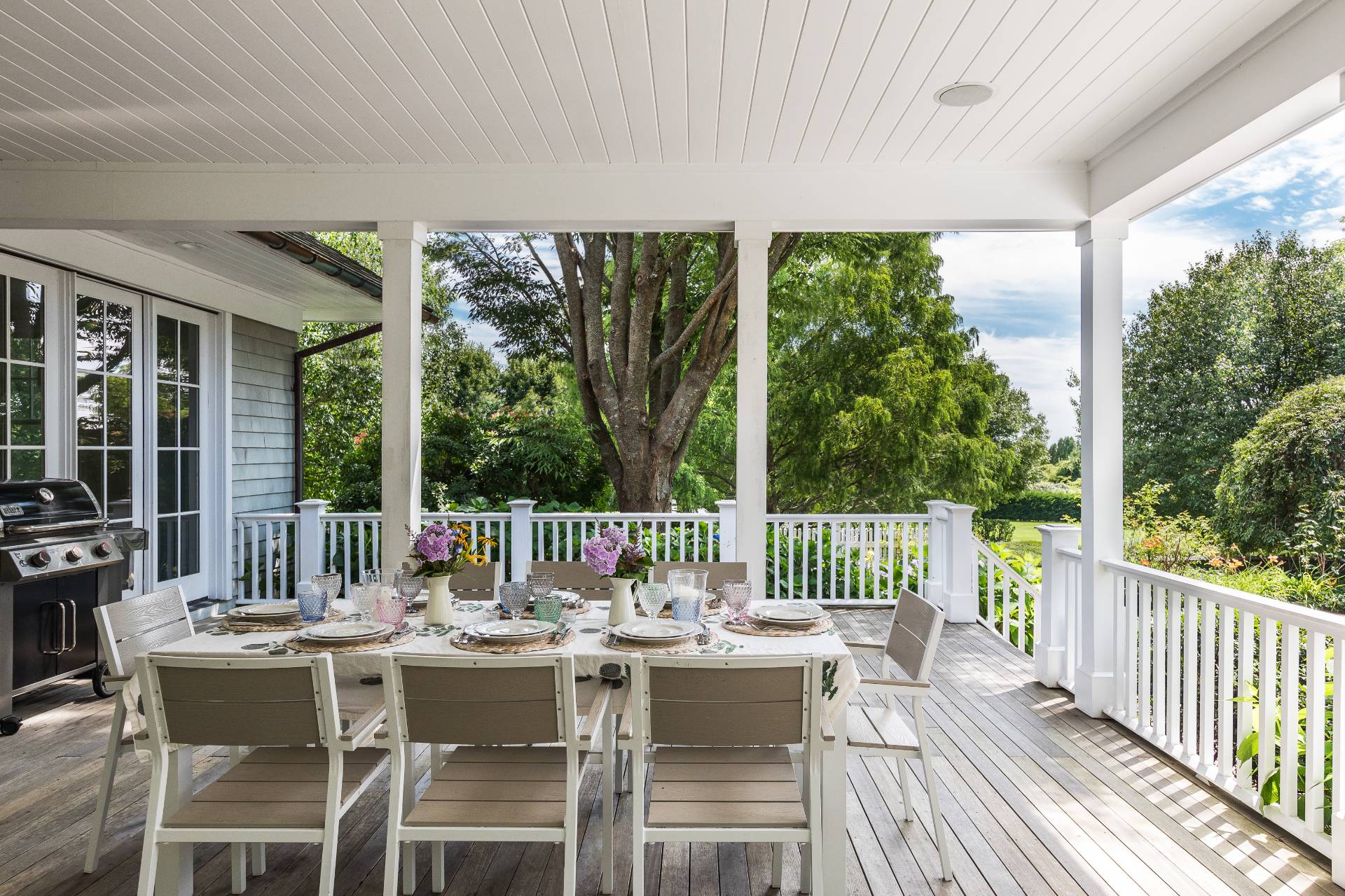 5 Mill Path Bridgehampton, NY 11963 - Photo 24 of 31 a view of a patio on the deck