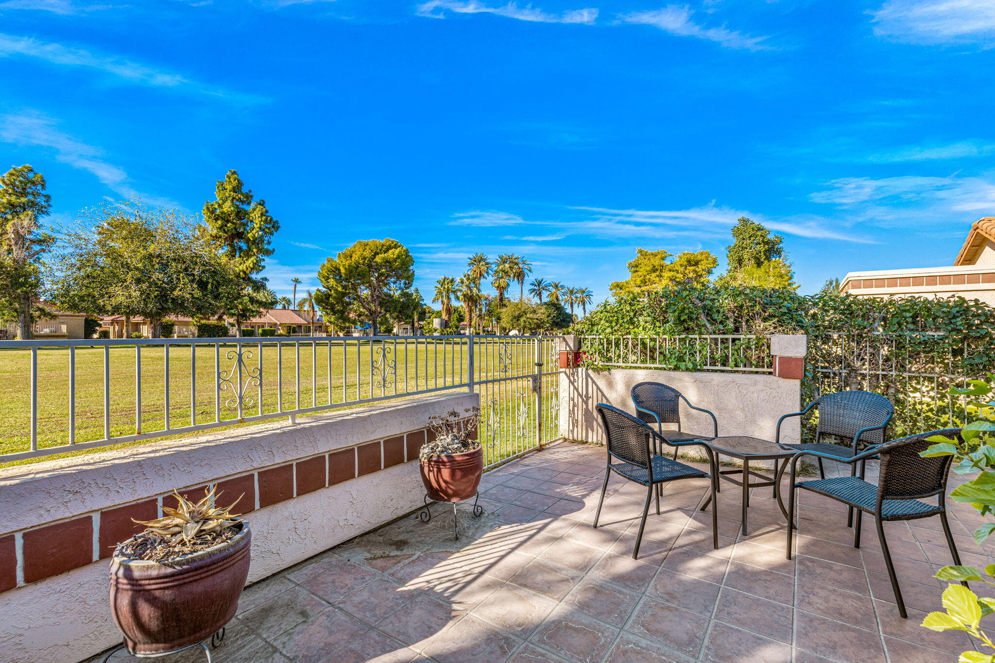 49091 Taylor Street Indio, CA 92201 - Photo 36 of 49 a view of a chairs and table in the balcony