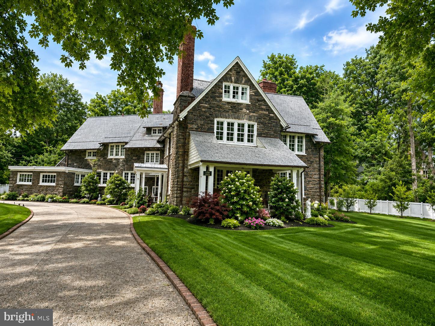 1209 Lenox Road Jenkintown, PA 19046 - Photo 32 of 45 Charming stone residence with lush gardens.