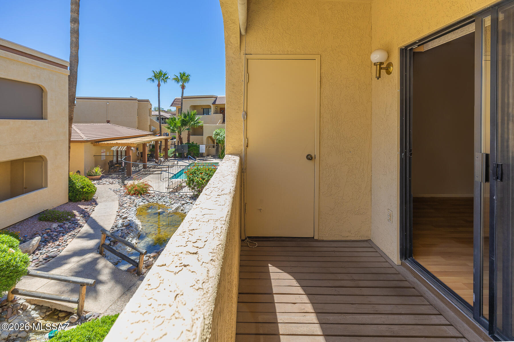 5500 North Valley View Road, Unit 213 Tucson, AZ 85718 - Photo 23 of 32 Covered Balcony