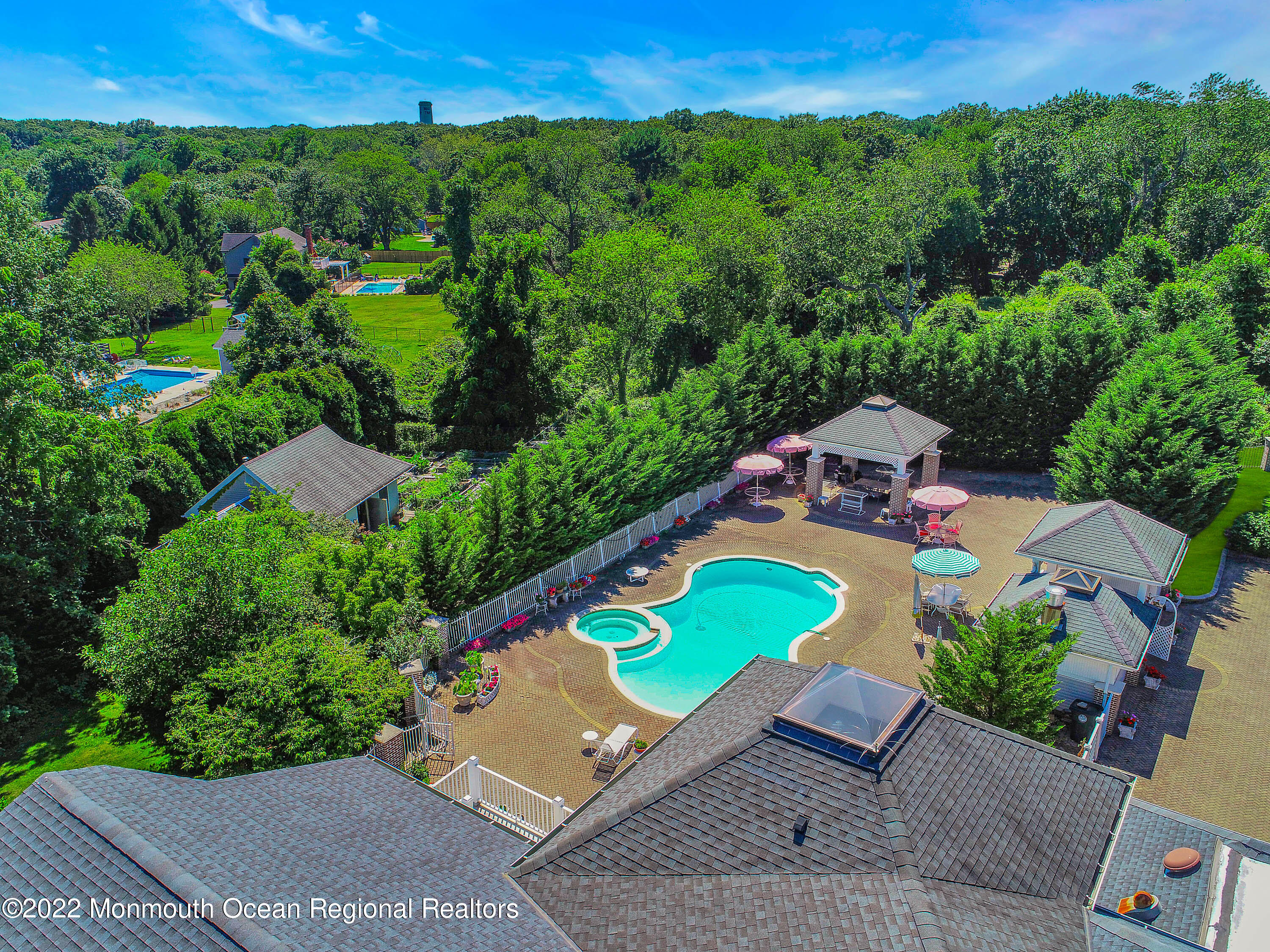 1903 Shadowbrook Drive Wall, NJ 07719 - Photo 59 of 74 an aerial view of a house with a backyard