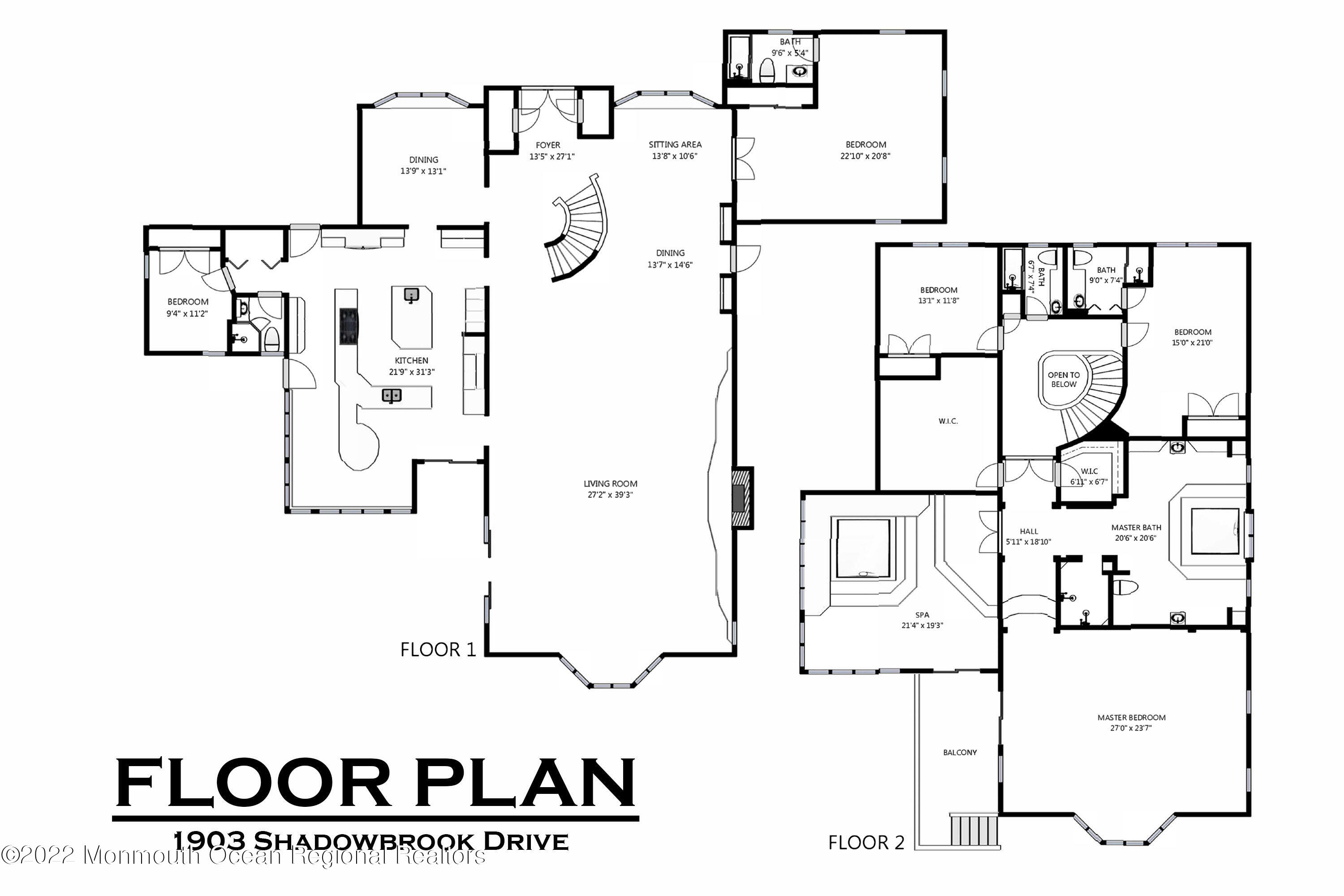 1903 Shadowbrook Drive Wall, NJ 07719 - Photo 74 of 74 Floorplan