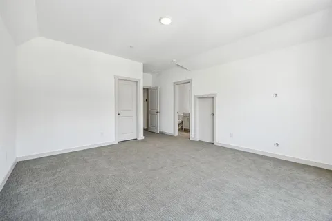 an empty room with a natural light