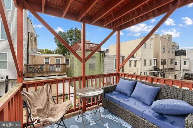 a outdoor living with furniture