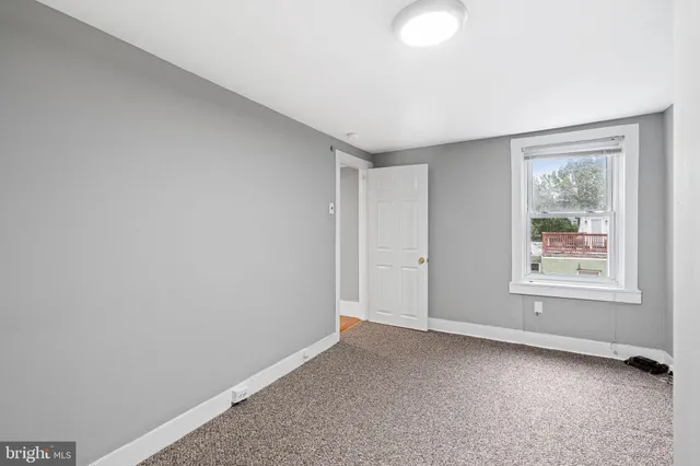 a view of an empty room