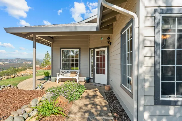 a view of a house with a porch