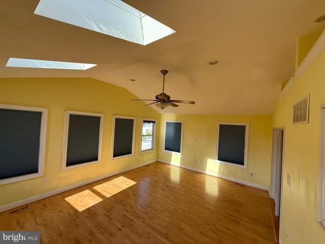 a view of a lobby with an empty space