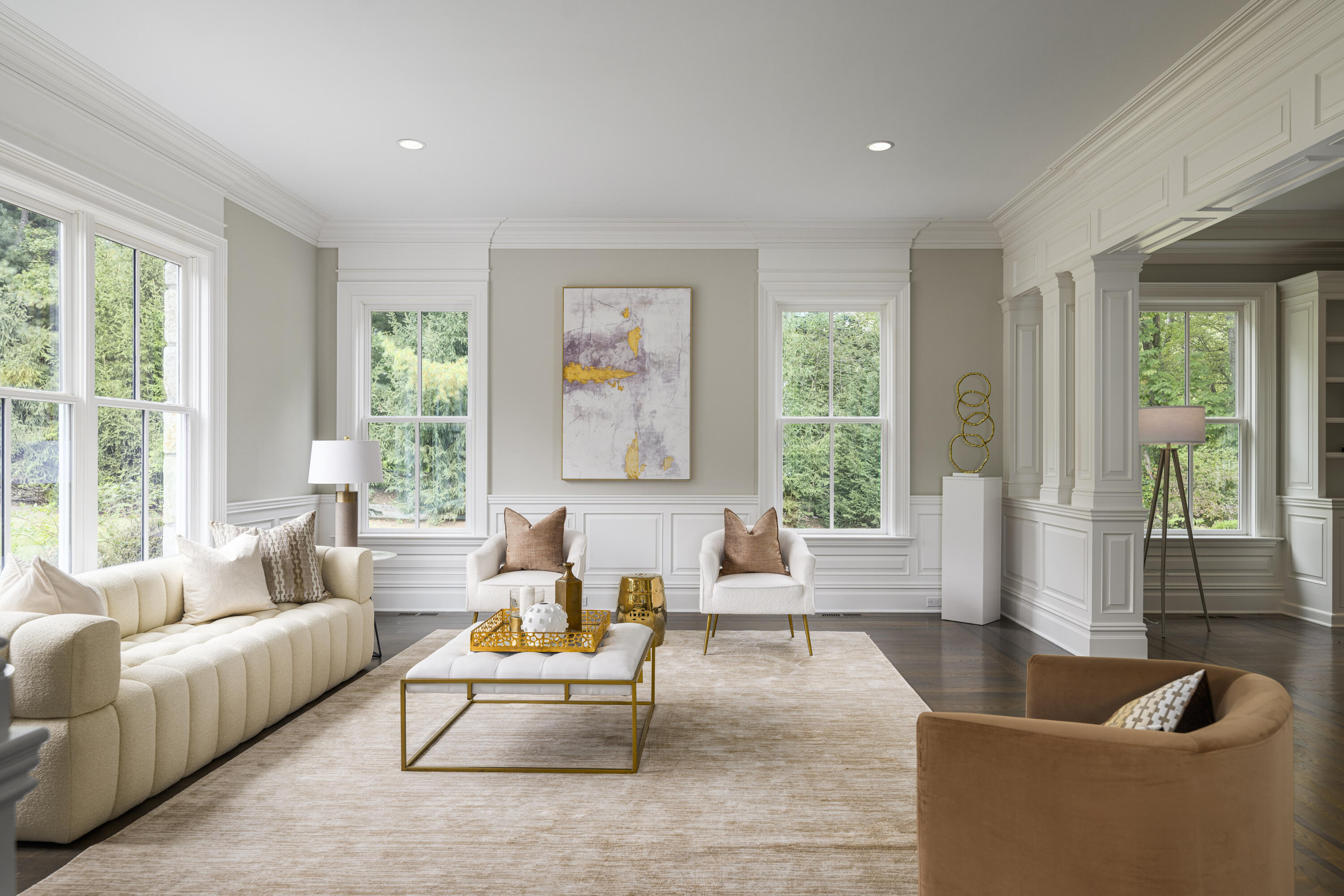375 West Road New Canaan, CT 06840 - Photo 3 of 26 a living room with furniture and a large window