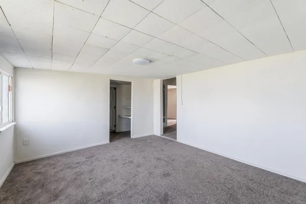 a view of empty room