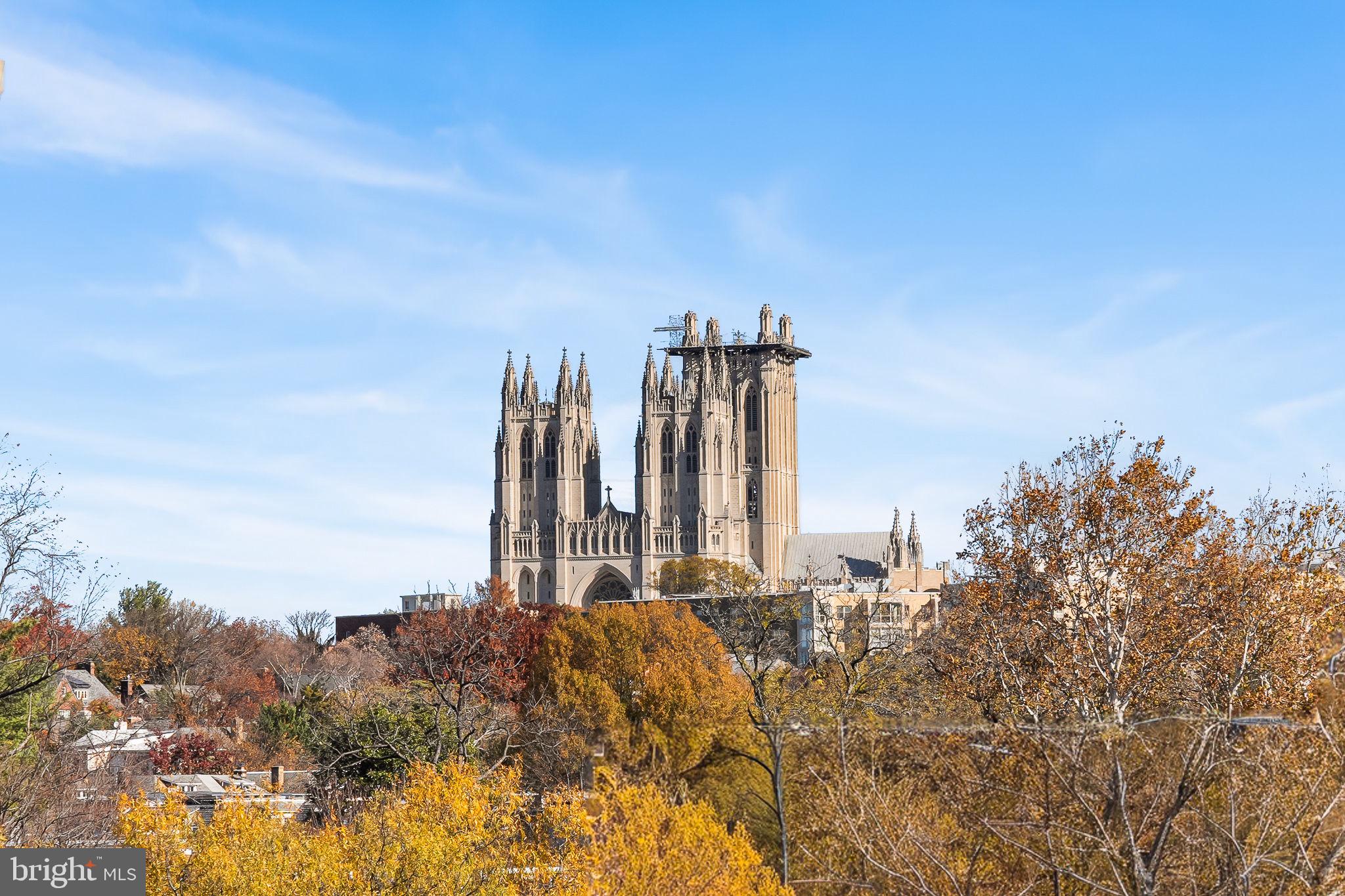 4000 Tunlaw Road Northwest, Unit 811 Washington, DC 20007 - Photo 33 of 33 Rooftop views of Washington National Cathedral