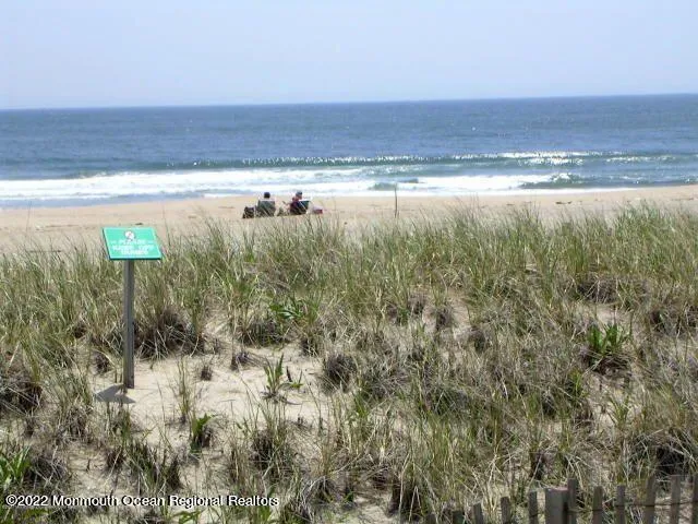 a view of an ocean and beach