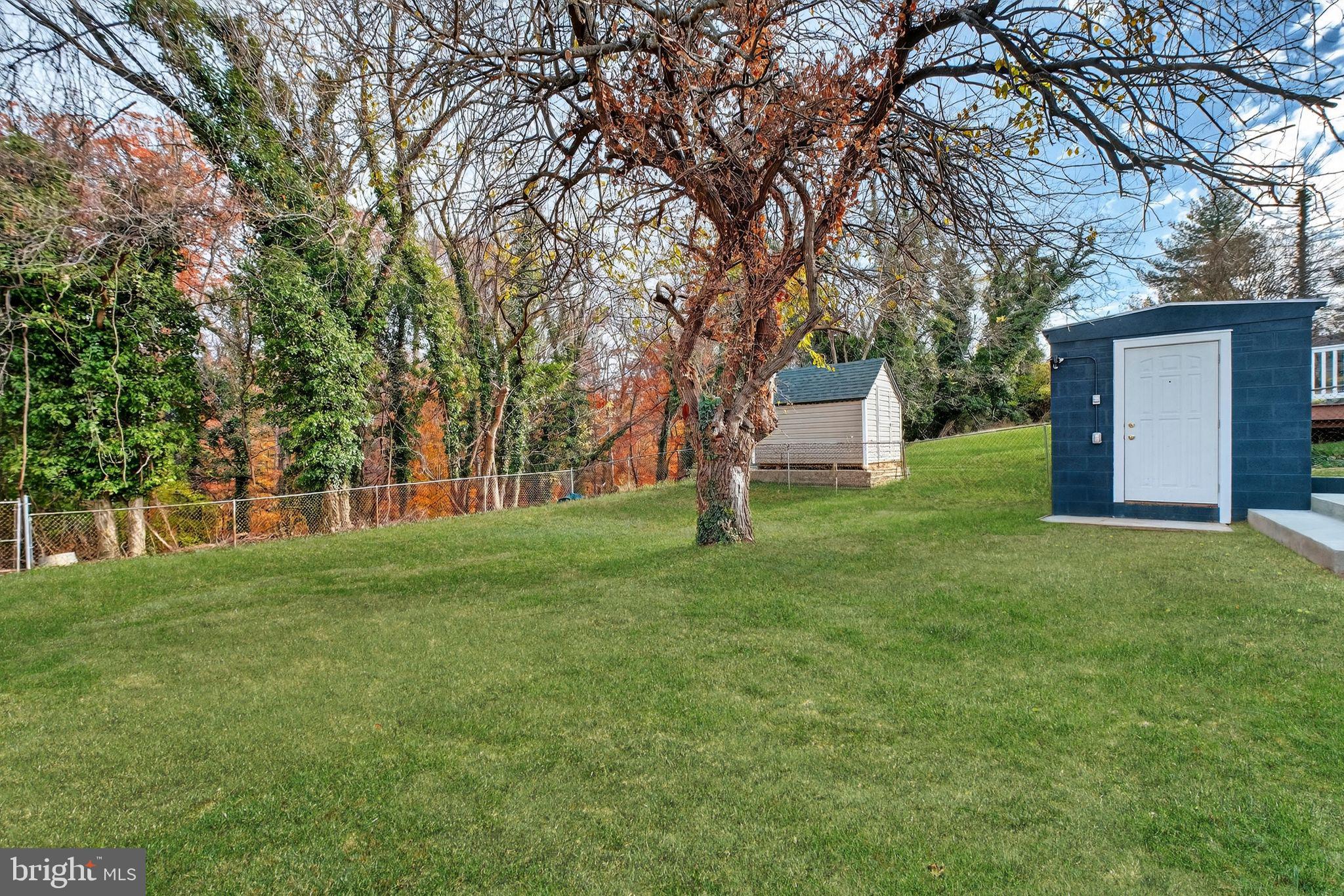 3240 Pope Street Southeast Washington, DC 20020 - Photo 36 of 38 a view of a backyard with large trees