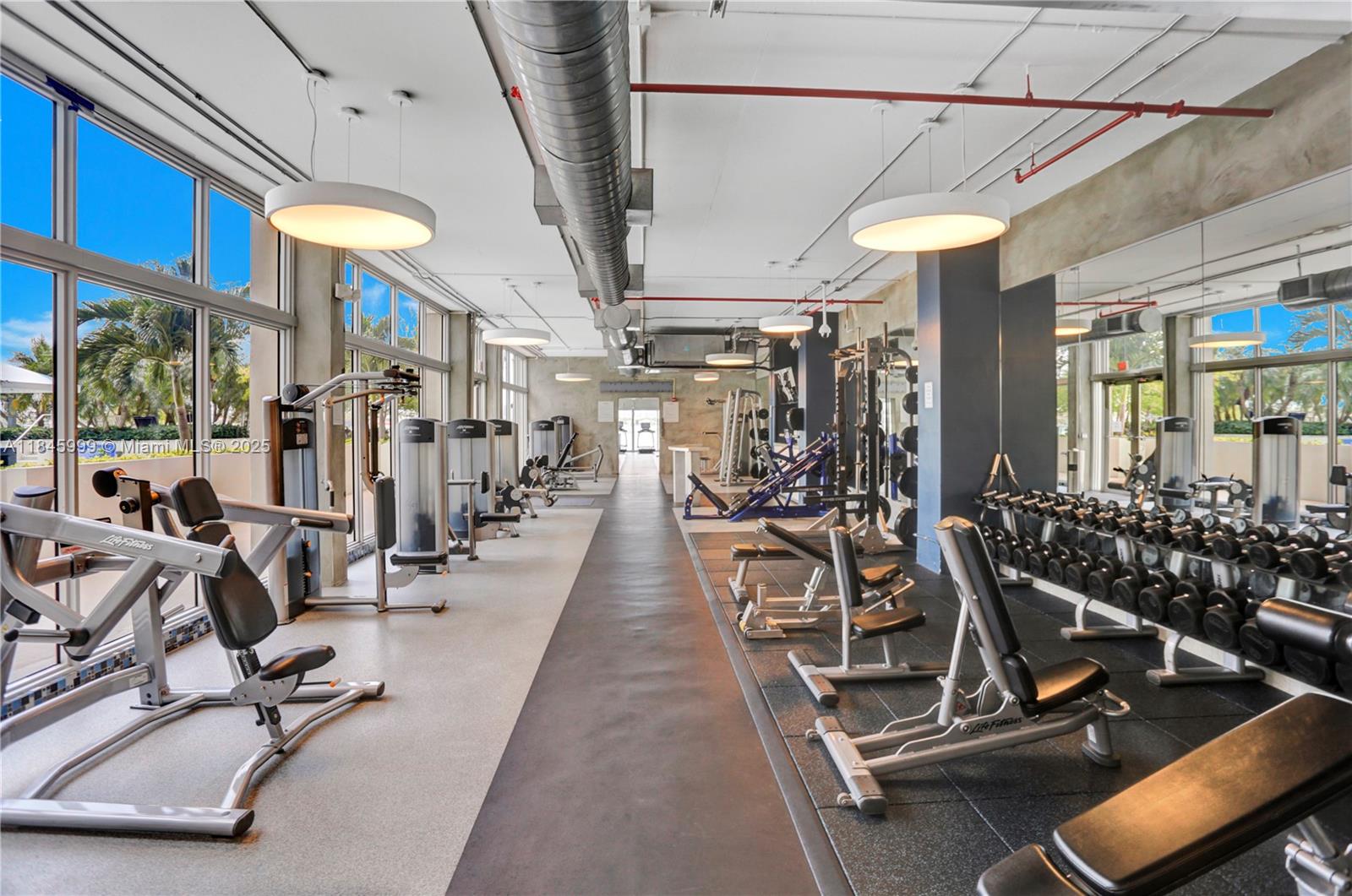 1200 West Avenue, Unit 521 Miami Beach, FL 33139 - Photo 40 of 51 a view of a room with gym equipment