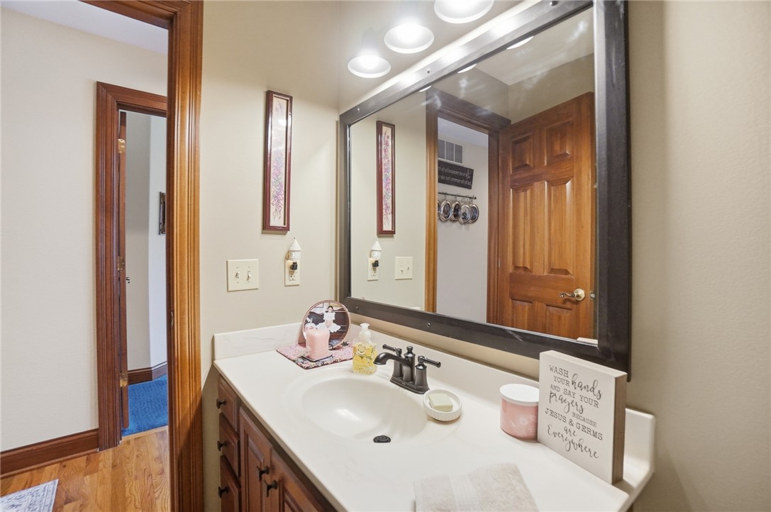 5300 Brookshire Lane Springfield, OH 45502 - Photo 40 of 56 This functional bathroom features a single vanity with ample storage, perfect for everyday routines.
