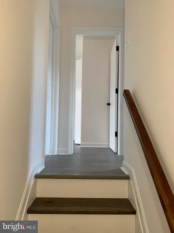 a view of a closet area