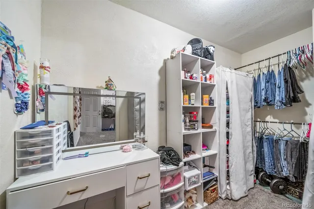 a room with storage and utility