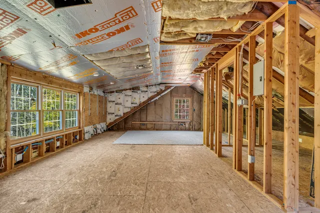 a view of an entryway with staircase