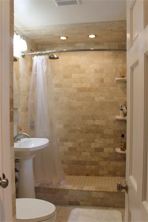 13 Woodman Road Worcester, MA 01602 - Photo 6 of 21 a bathroom with a shower a toilet and sink