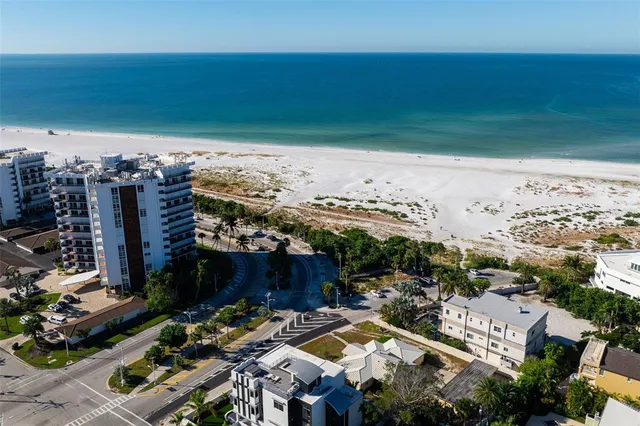 a view of a city with an ocean view