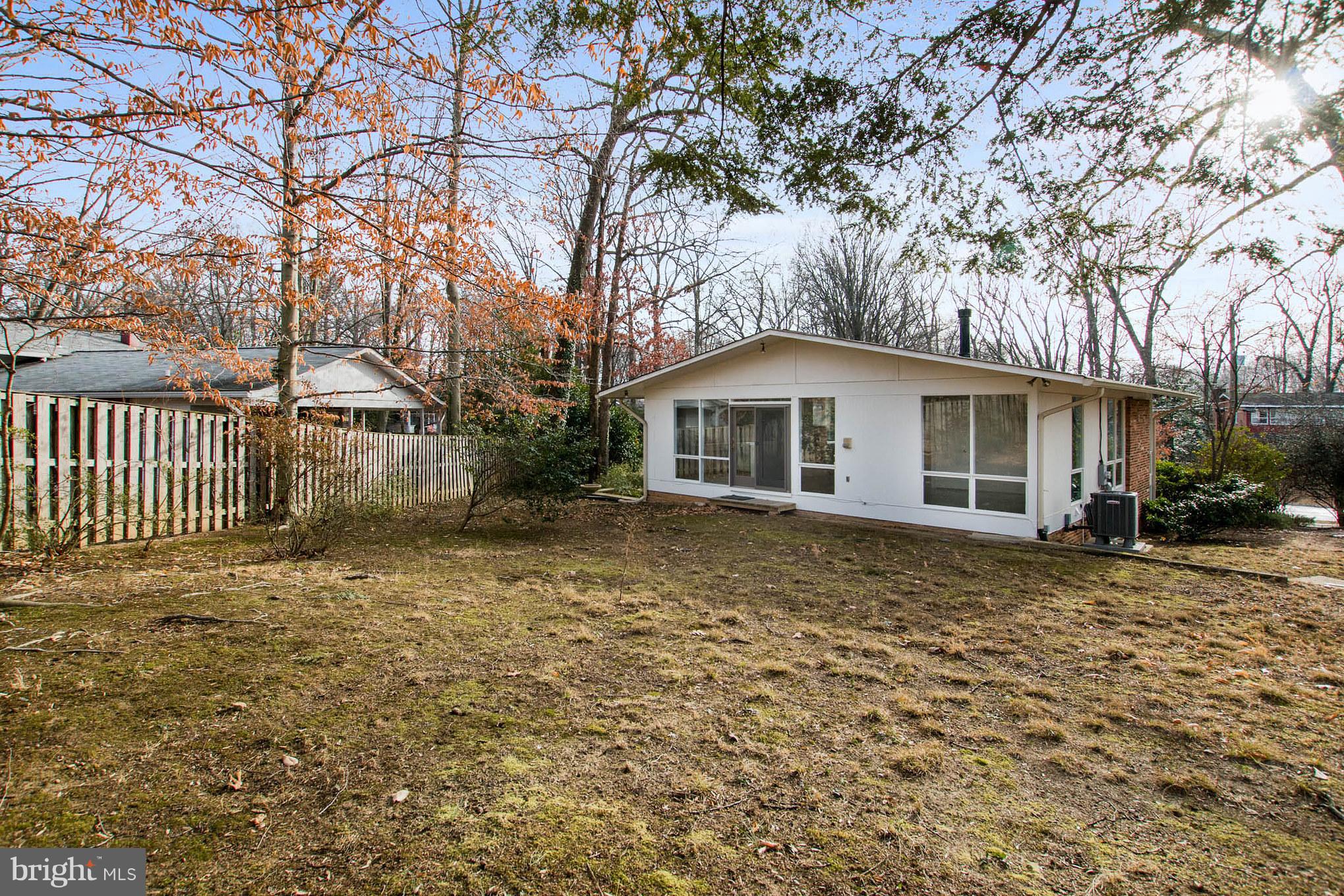 1100 La Grande Road Silver Spring, MD 20903 - Photo 29 of 30 View of rear of home from backyard