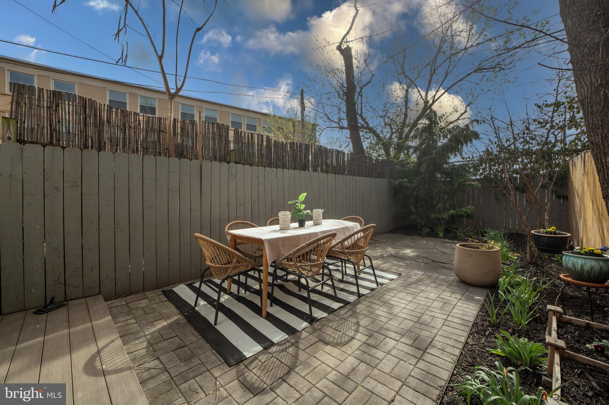 2012 2nd Street Northwest Washington, DC 20001 - Photo 26 of 28 a table and chairs in a patio