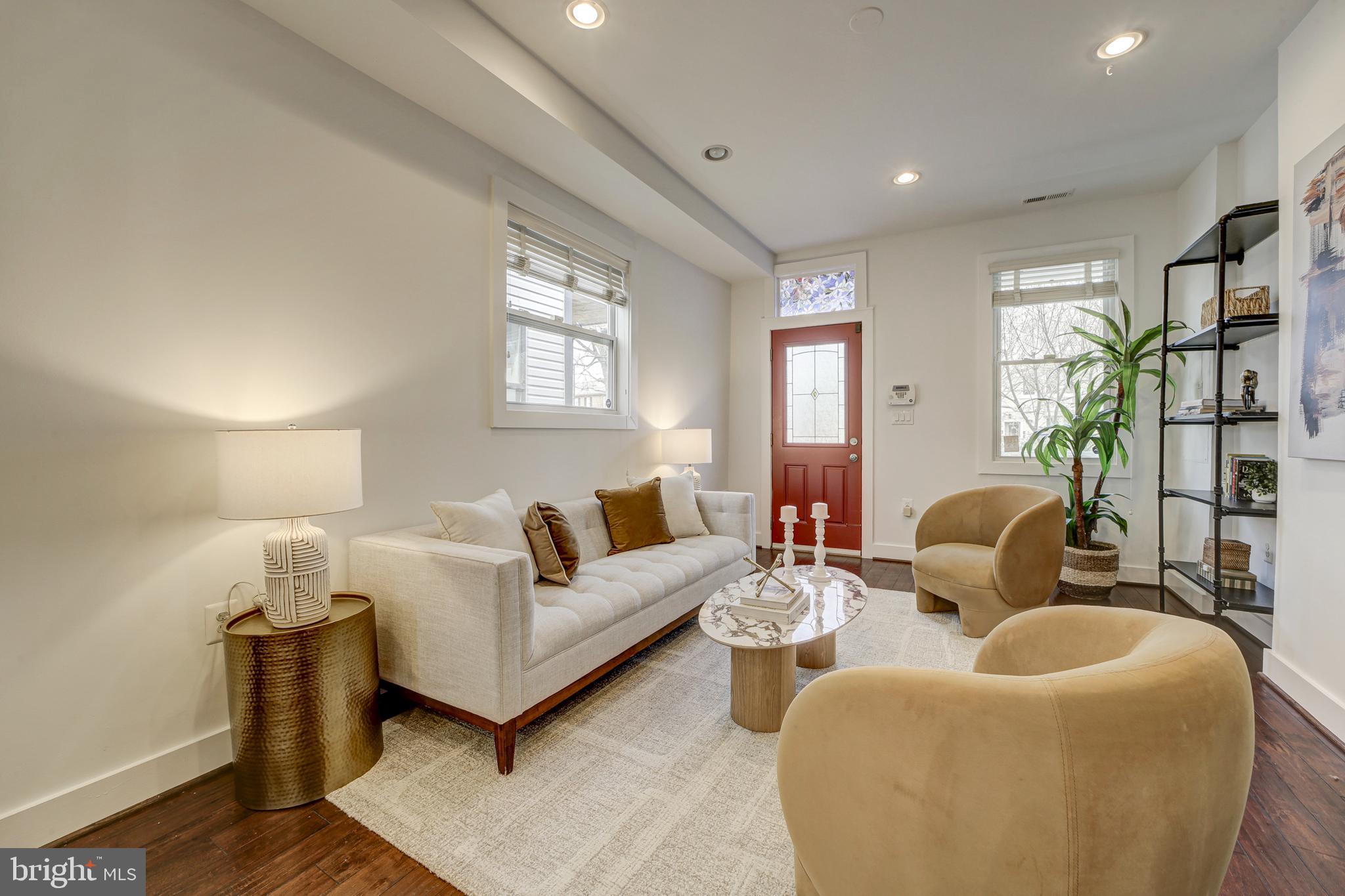 2012 2nd Street Northwest Washington, DC 20001 - Photo 8 of 28 a living room with furniture and a window