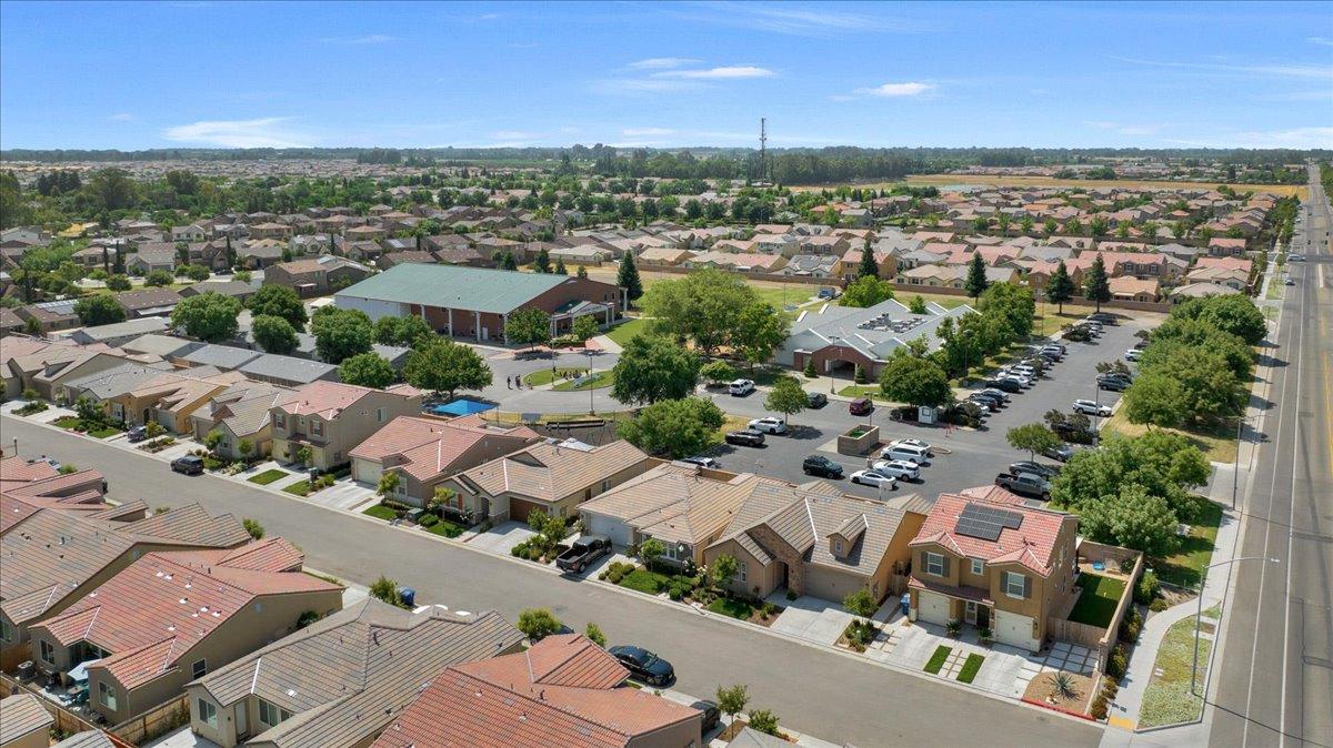 3012 Swift Lane Clovis, CA 93619 - Photo 40 of 40 an aerial view of a city with lots of residential buildings