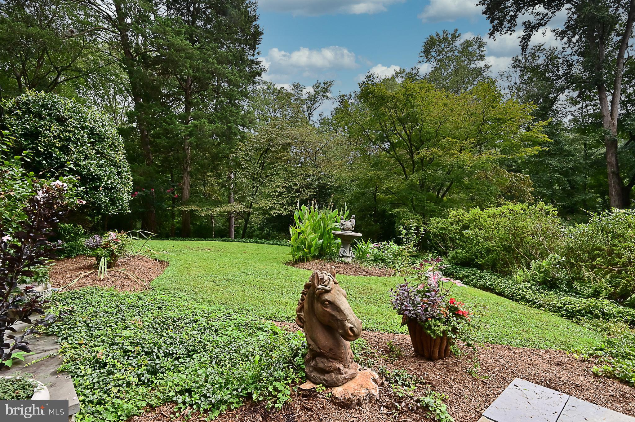 10600 Hunters Valley Road Vienna, VA 22181 - Photo 2 of 50 Front Yard View of 2 Acre Lot