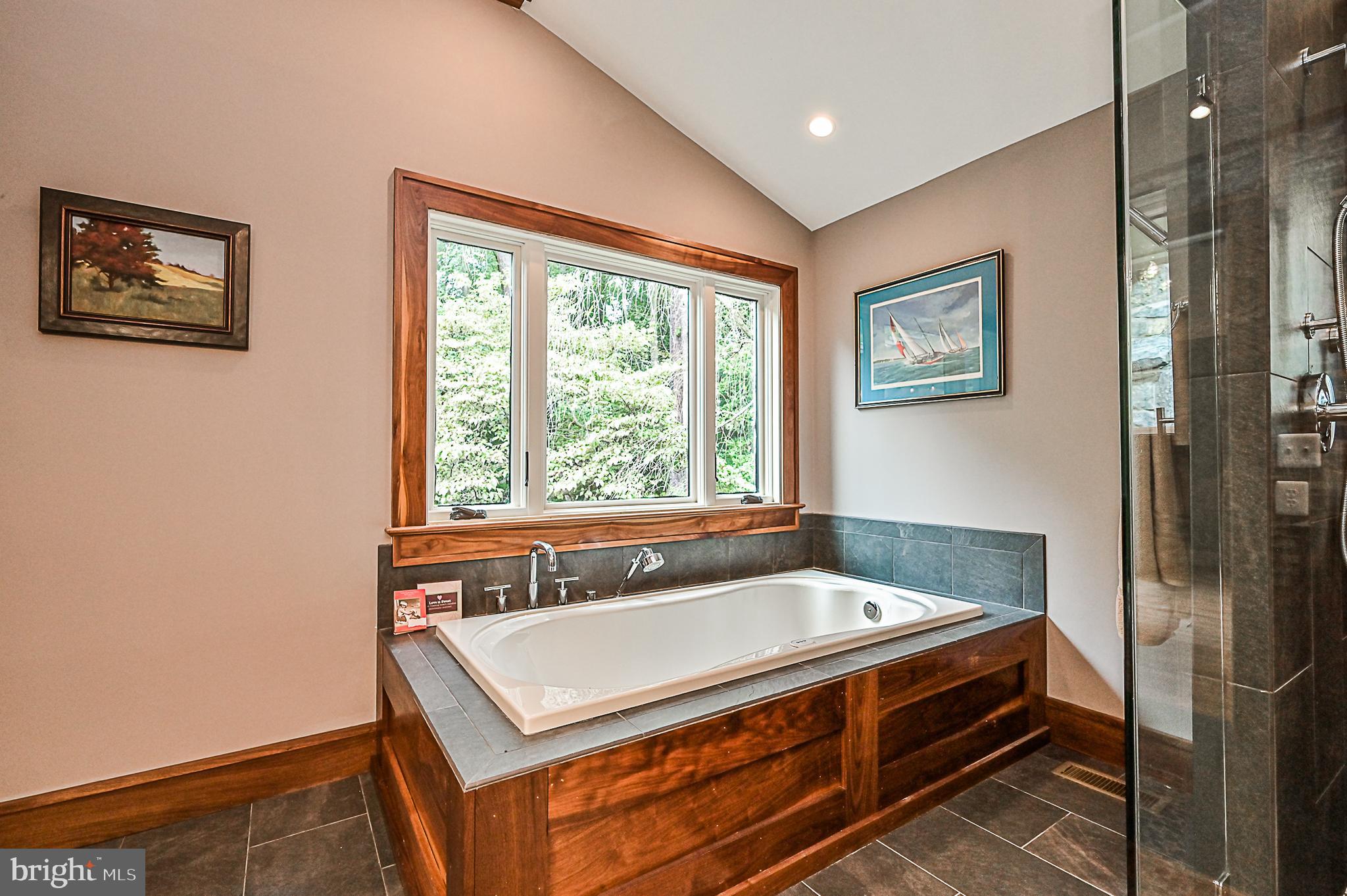 10600 Hunters Valley Road Vienna, VA 22181 - Photo 21 of 50 Soaking Tub with Bubbler Overlooking Private Yard