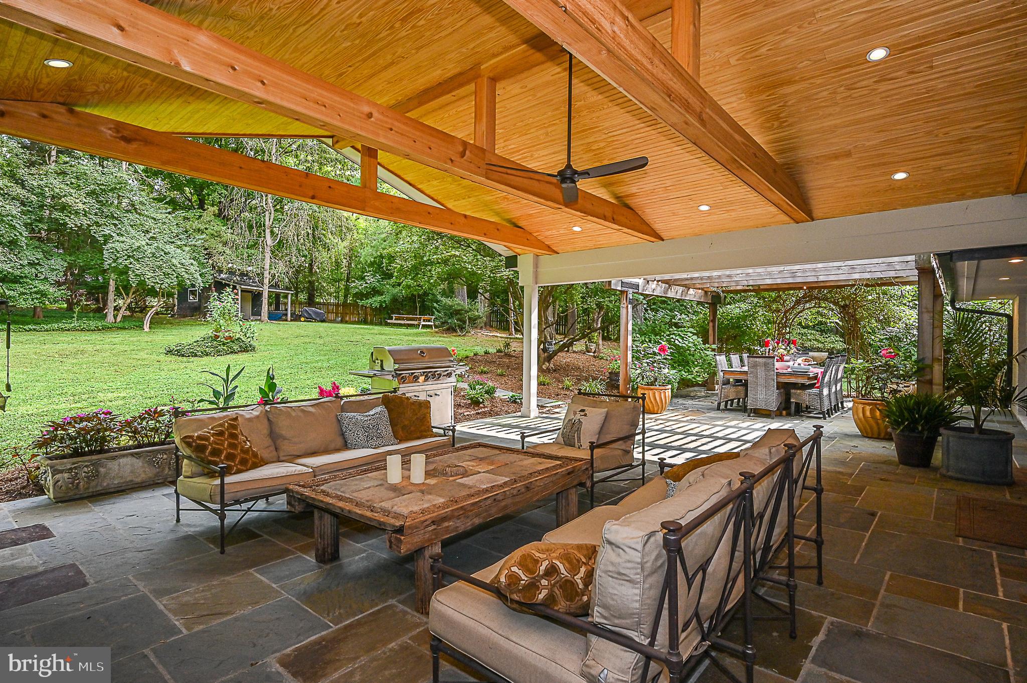 10600 Hunters Valley Road Vienna, VA 22181 - Photo 44 of 50 Expansive Outdoor Entertaining Space w/ Lush Views