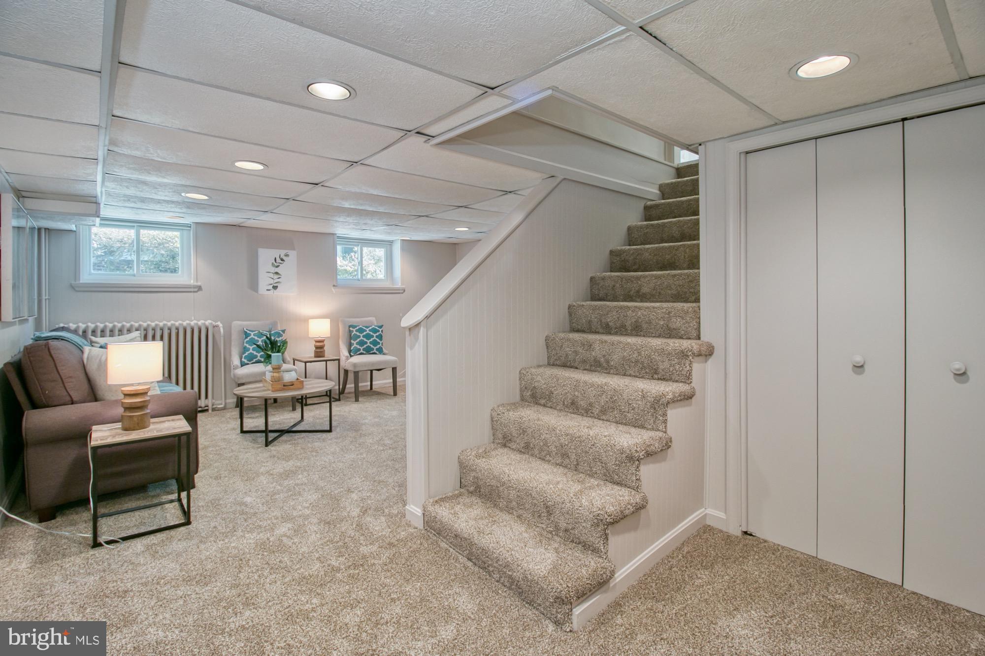 901 Greenleigh Road Baltimore, MD 21212 - Photo 34 of 81 Rec Rm in LL. Brand new carpet