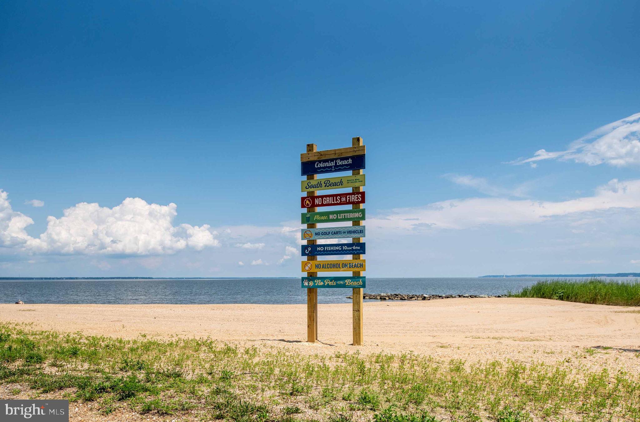 160 12th Street Colonial Beach, VA 22443 - Photo 58 of 60 a view of ocean