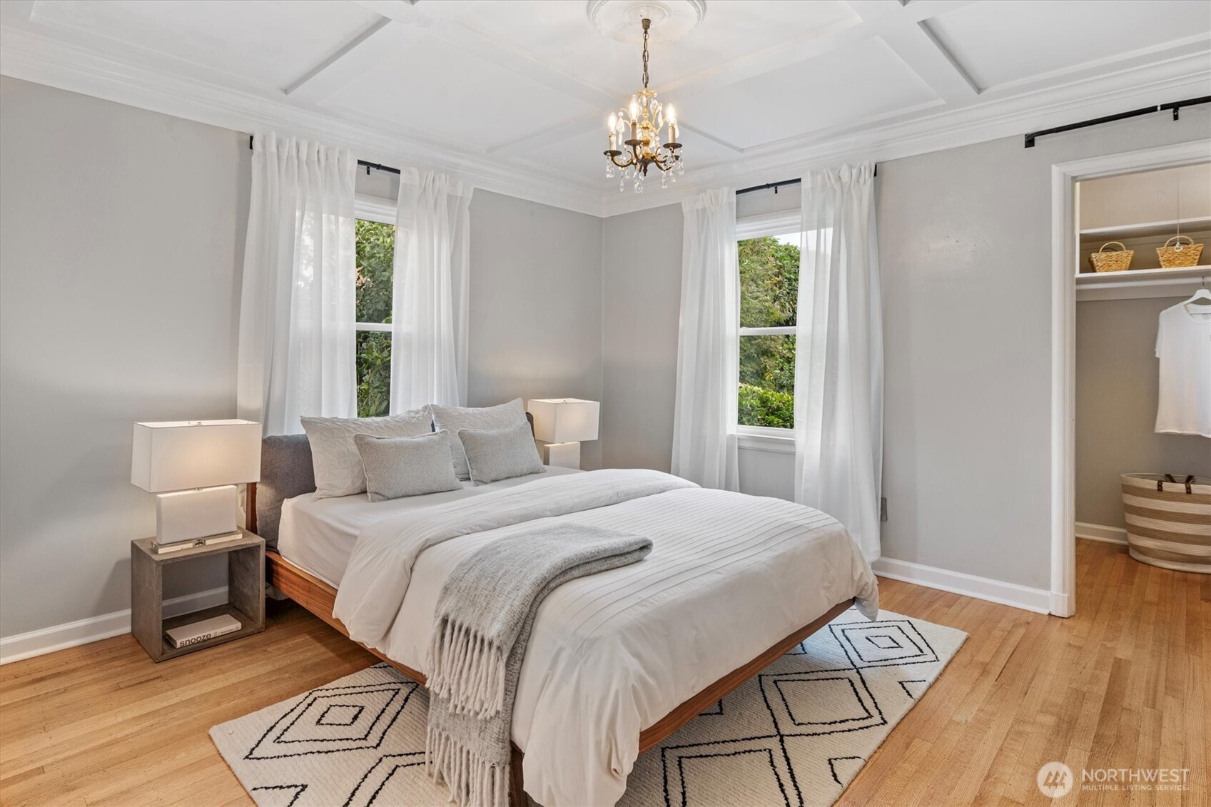 1940 Edgemont Place West Seattle, WA 98199 - Photo 15 of 37 a spacious bedroom with a bed and a window