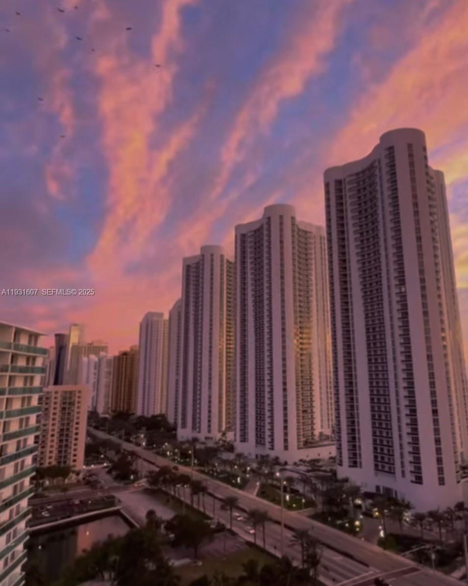 17011 North Bay Road, Unit 204 Sunny Isles Beach, FL 33160 - Photo 19 of 43 a view of a building with garden space and street view