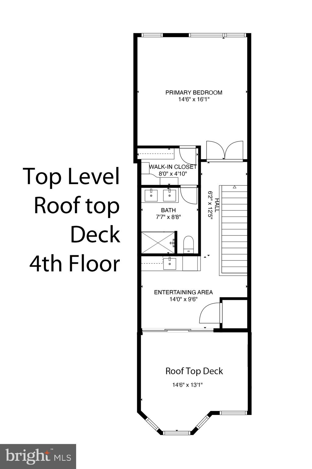 154 R Street Northeast Washington, DC 20002 - Photo 58 of 63 3rd top Floor