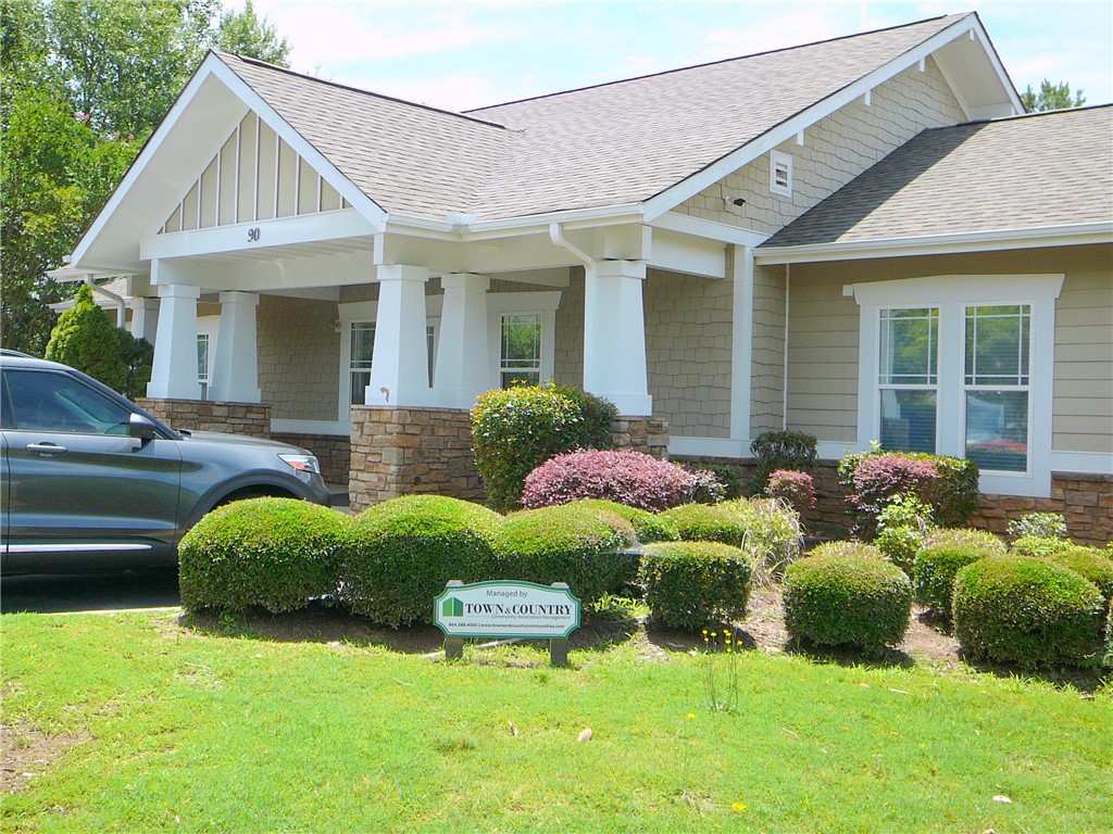 131 Lookover Drive Anderson, SC 29621 - Photo 3 of 18 A welcoming front exterior with well-maintained landscaping and classic architectural elements.