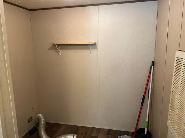 a backyard of a house