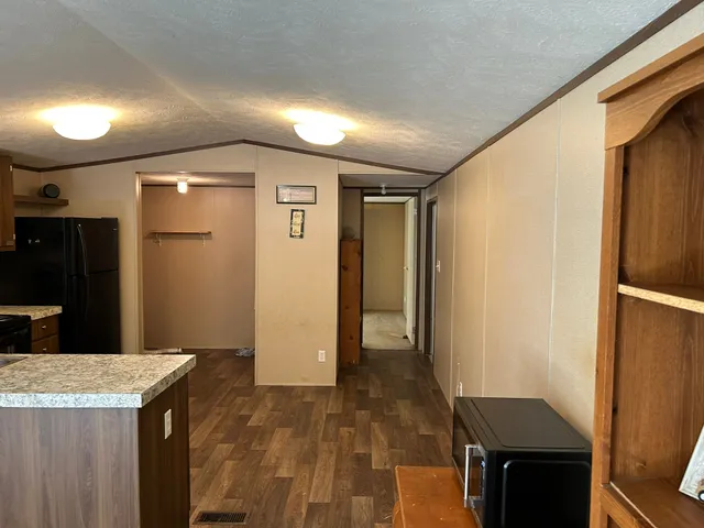a view of livingroom with furniture and wooden floor