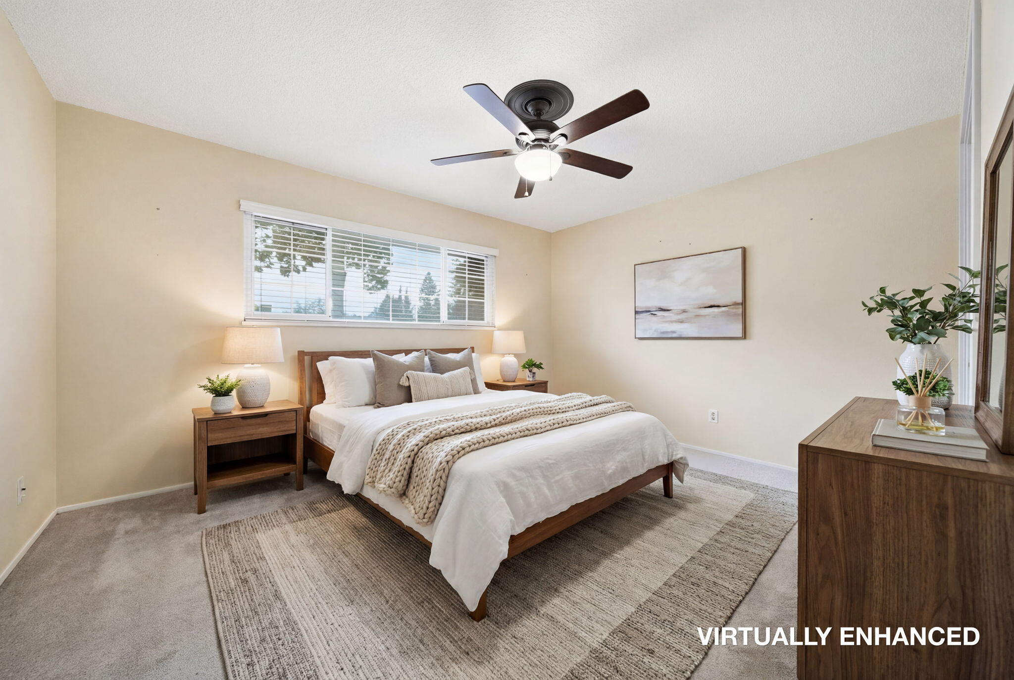 6927 Riata Drive Redding, CA 96002 - Photo 20 of 39 a bedroom with a bed and a table