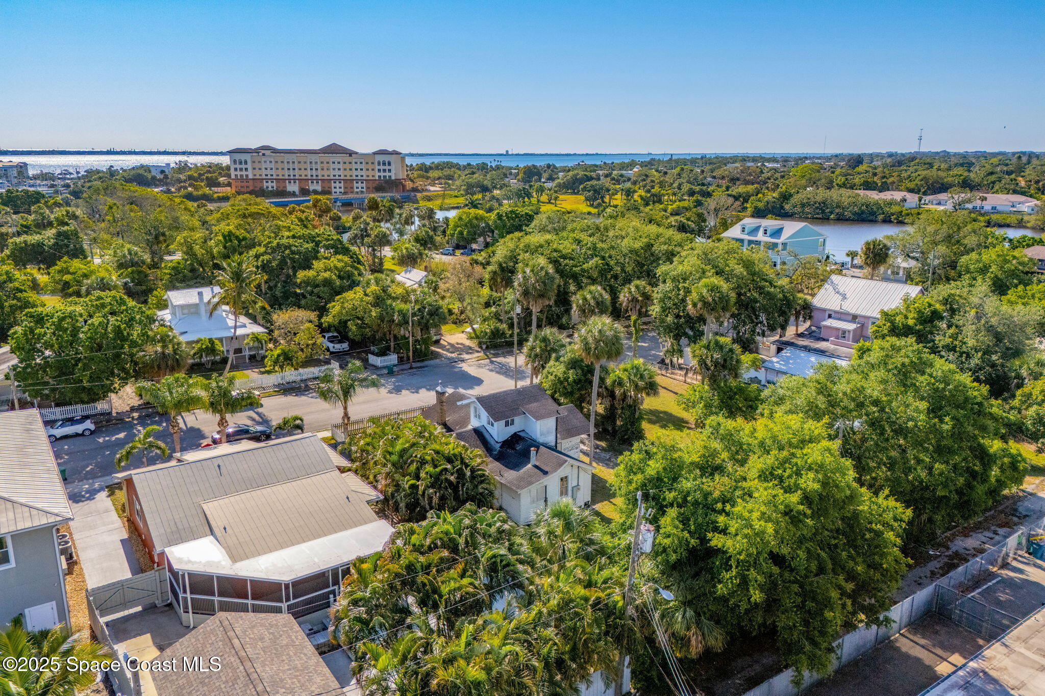 2106 Vernon Place Melbourne, FL 32901 - Photo 19 of 48 a view of a city with lawn chairs