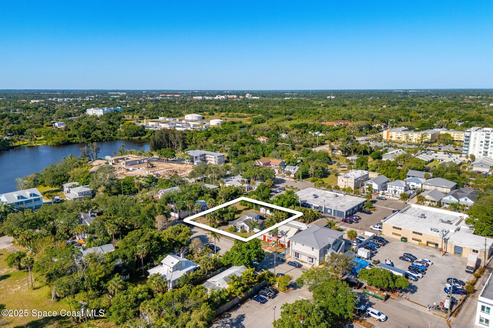 2106 Vernon Place Melbourne, FL 32901 - Photo 9 of 48 an aerial view of multiple house with outdoor space