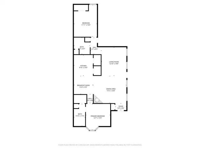 a picture of a bench in the window