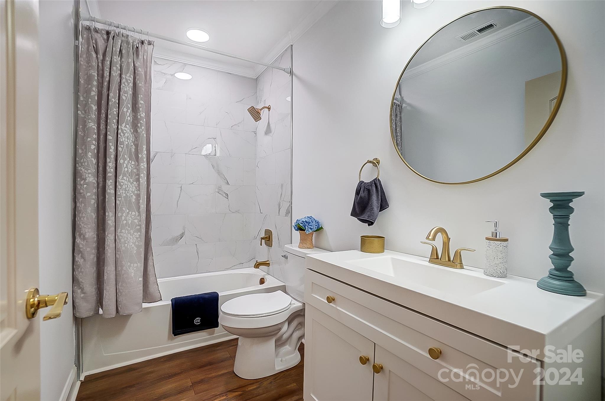 1129 Duckwood Road Lancaster, SC 29720 - Photo 43 of 48 a bathroom with a sink toilet and shower