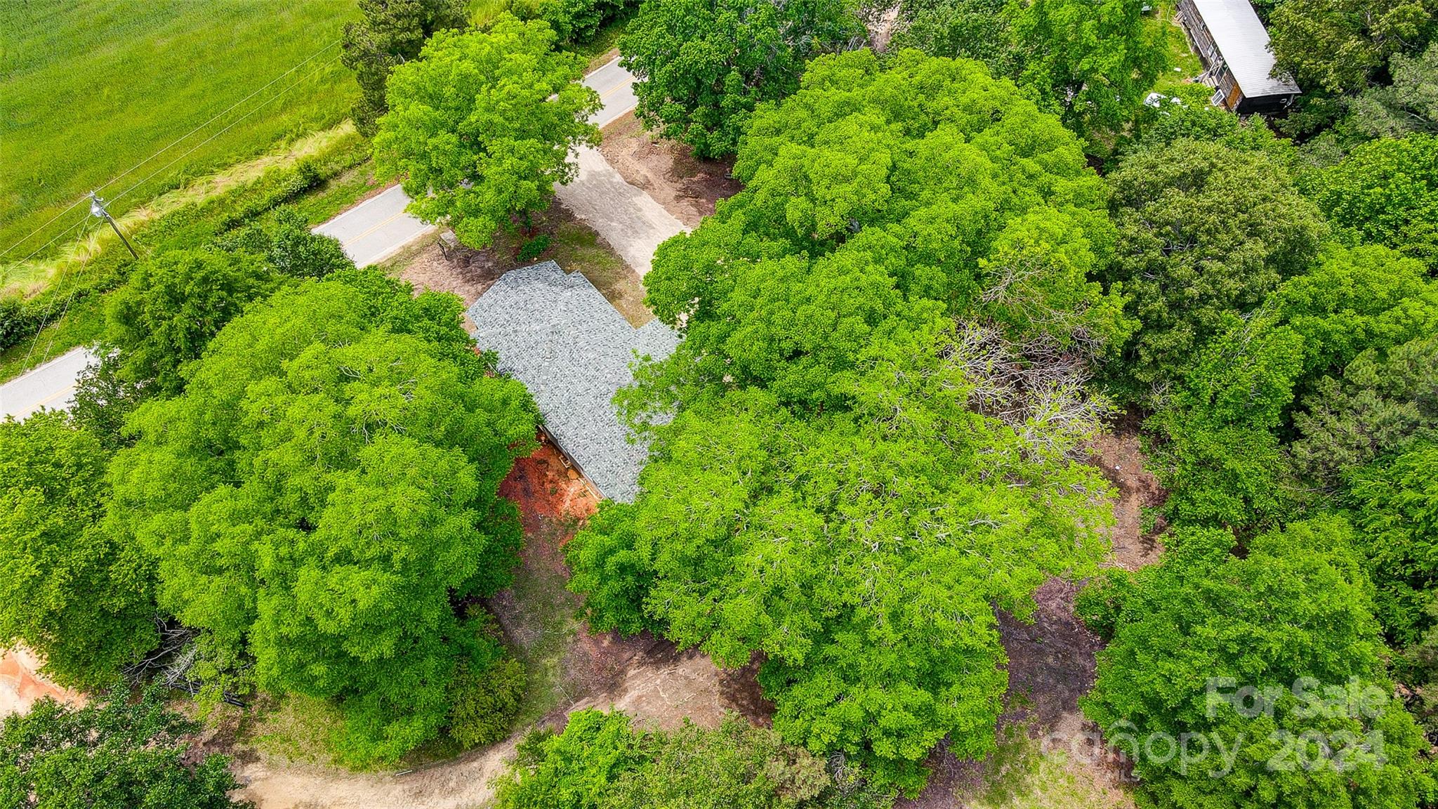 1129 Duckwood Road Lancaster, SC 29720 - Photo 7 of 48 an aerial view of residential house with outdoor space and trees all around