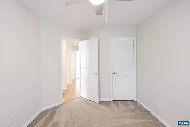 a view of an empty room