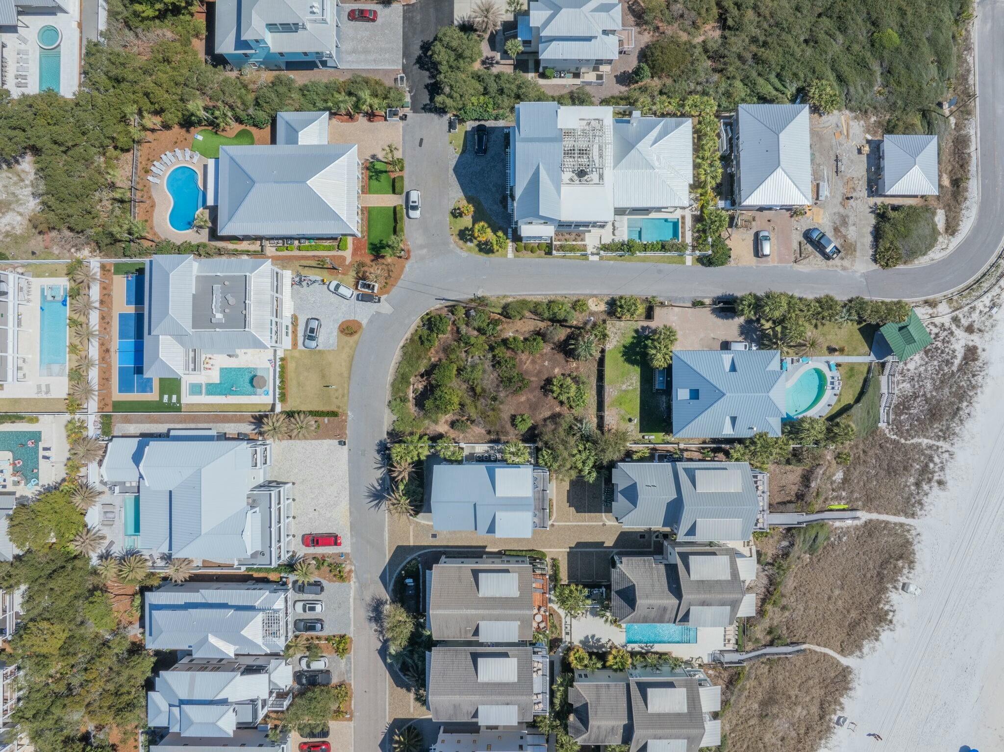 155 South Winston Ln Inlet Beach Inlet Beach, FL 32461 - Photo 16 of 21 a aerial view of multiple house