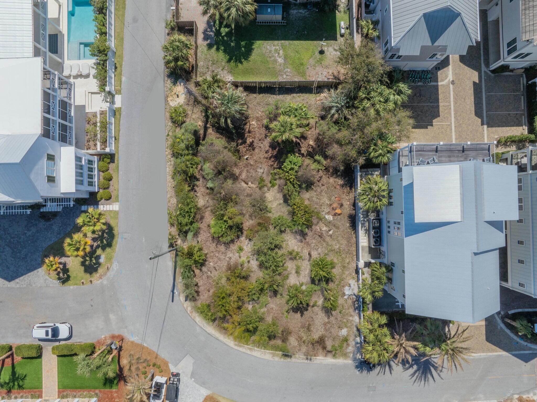 155 South Winston Ln Inlet Beach Inlet Beach, FL 32461 - Photo 18 of 21 an aerial view of a house with a yard